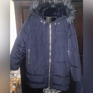Ny and co blue winter coat xl